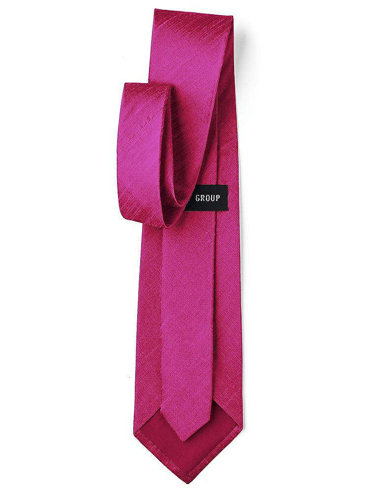 Back View - Sangria Dupioni Boy's 50" Necktie by After Six