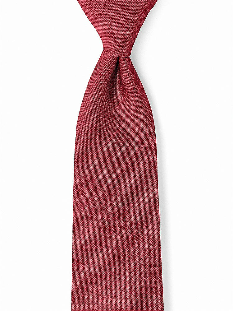 Front View - Barcelona Dupioni Boy's 50" Necktie by After Six