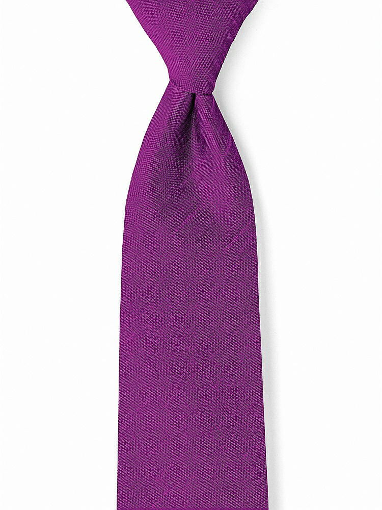 Front View - Dahlia Dupioni Boy's 50" Necktie by After Six