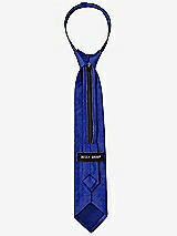 Rear View Thumbnail - Royal Dupioni Boy's 14" Zip Necktie by After Six