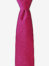 Front View Thumbnail - Sangria Dupioni Boy's 14" Zip Necktie by After Six