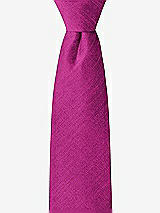 Front View Thumbnail - Watermelon Dupioni Boy's 14" Zip Necktie by After Six