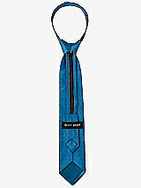Rear View Thumbnail - Mosaic Dupioni Boy's 14" Zip Necktie by After Six