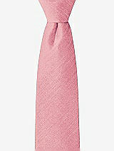 Front View Thumbnail - Papaya Dupioni Boy's 14" Zip Necktie by After Six