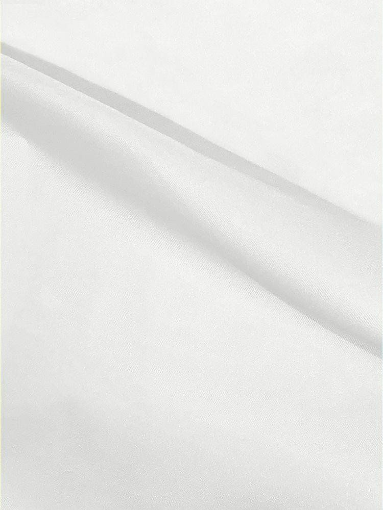 Front View - White Stretch Lining Fabric by the yard