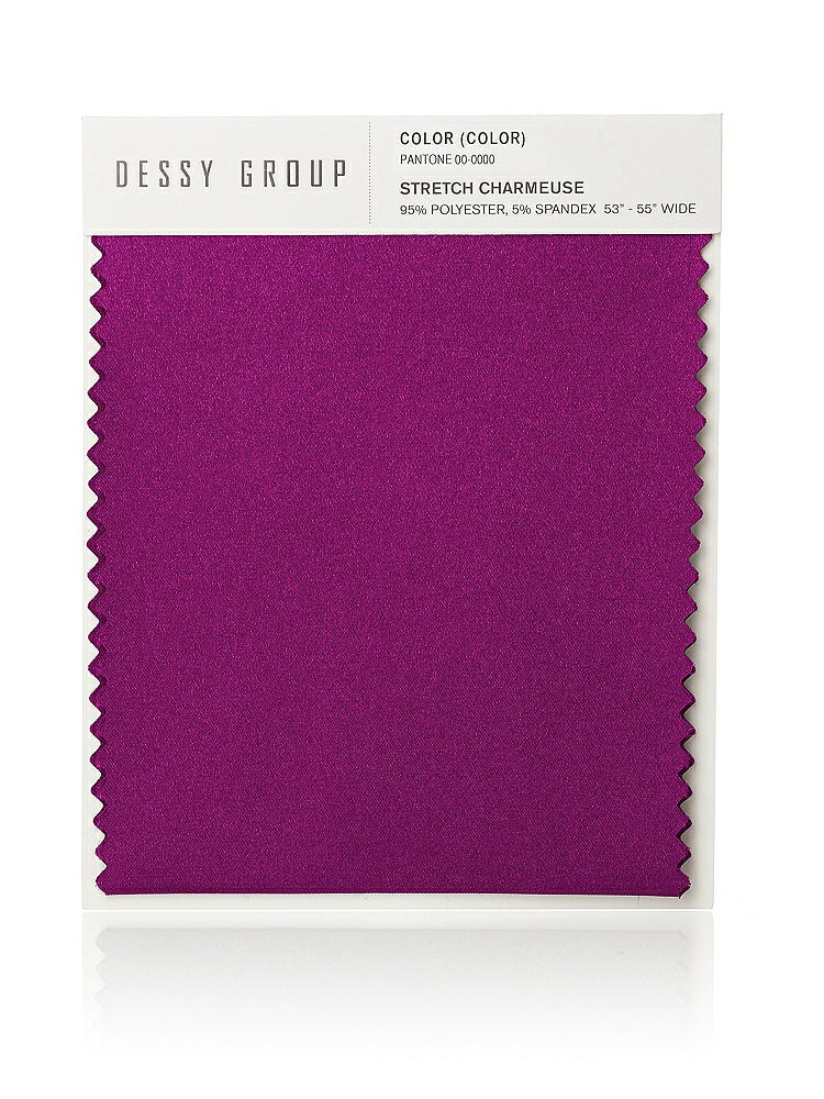 Front View - Persian Plum Stretch Charmeuse Swatch