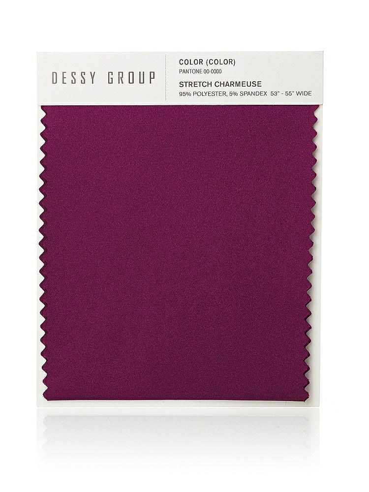 Front View - Merlot Stretch Charmeuse Swatch