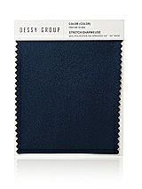 Front View Thumbnail - Midnight Navy Stretch Charmeuse Swatch
