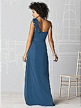 Rear View Thumbnail - Dusk Blue After Six Bridesmaids Style 6611