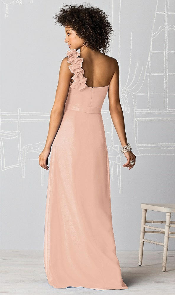 Back View - Pale Peach After Six Bridesmaids Style 6611