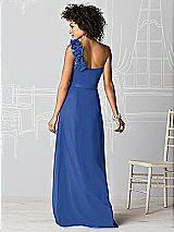 Rear View Thumbnail - Classic Blue After Six Bridesmaids Style 6611