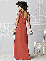 Rear View Thumbnail - Amber Sunset After Six Bridesmaids Style 6611