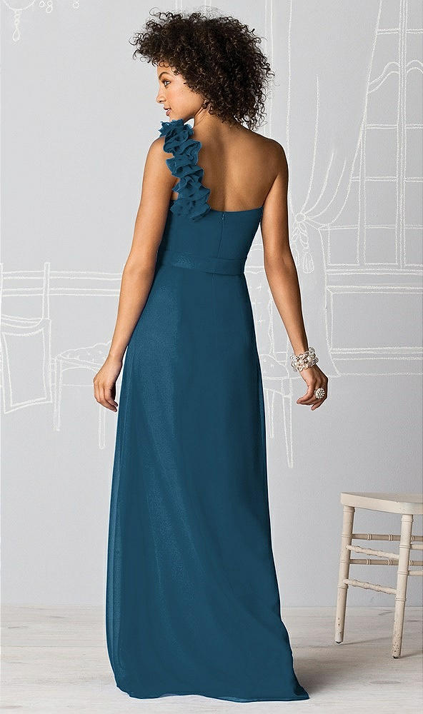 Back View - Atlantic Blue After Six Bridesmaids Style 6611