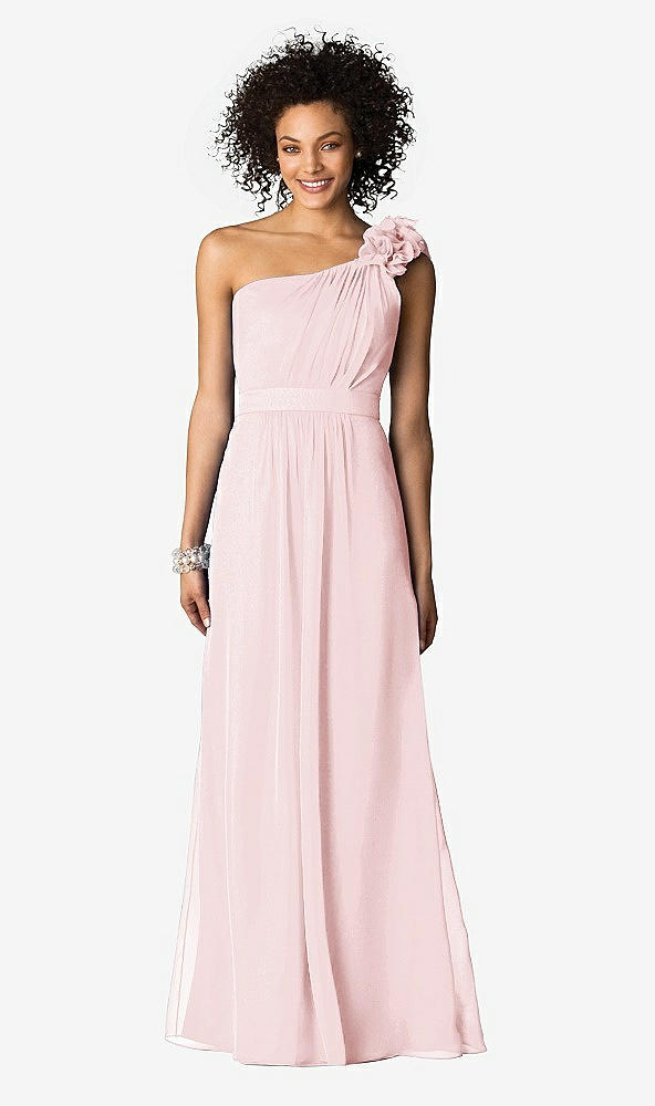 Front View - Ballet Pink After Six Bridesmaids Style 6611