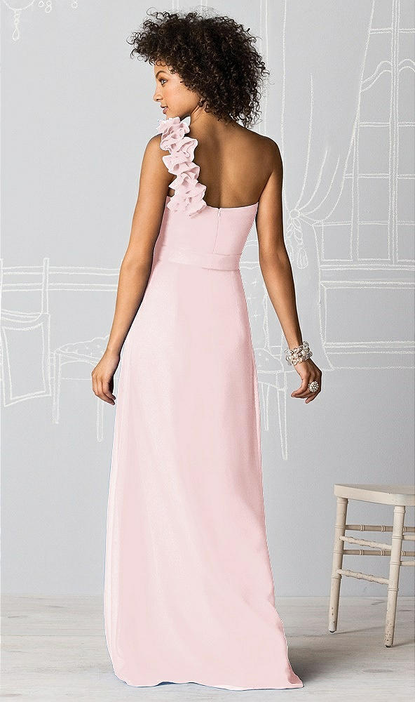Back View - Ballet Pink After Six Bridesmaids Style 6611