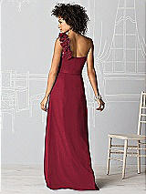 Rear View Thumbnail - Burgundy After Six Bridesmaids Style 6611