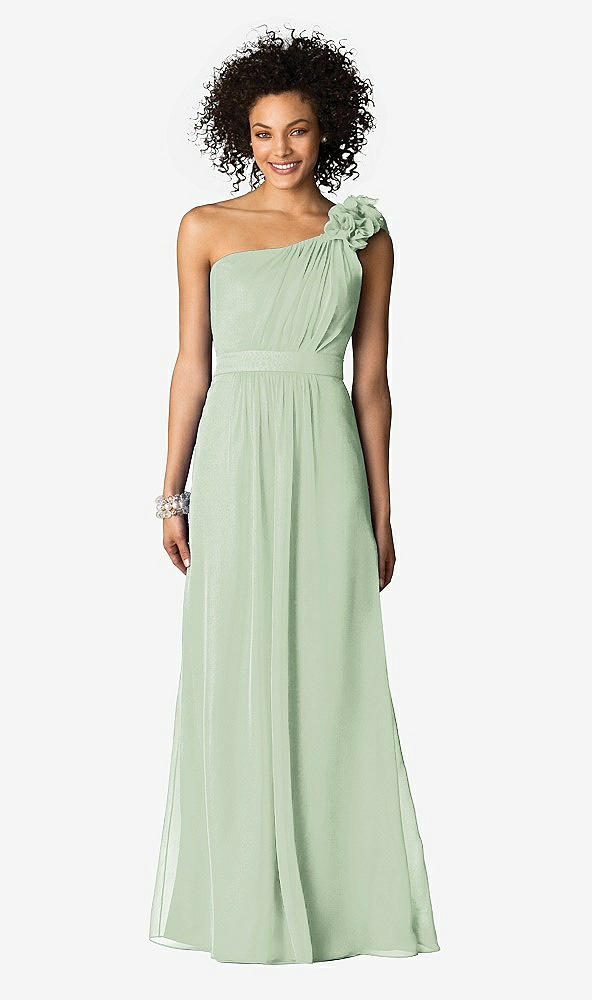 Front View - Celadon After Six Bridesmaids Style 6611