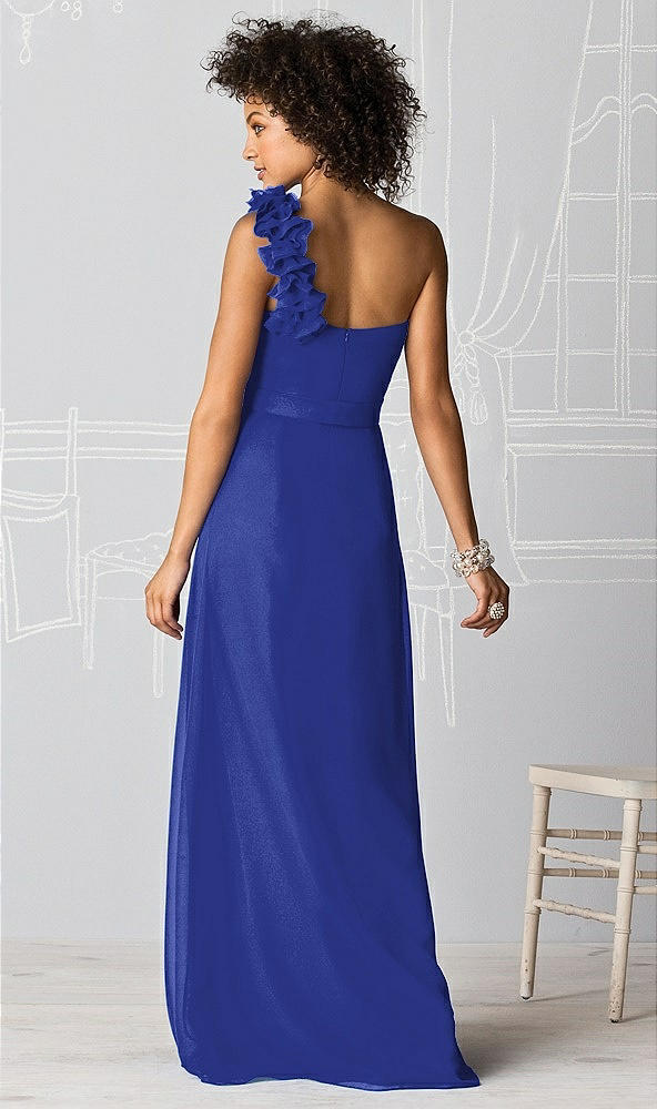 Back View - Cobalt Blue After Six Bridesmaids Style 6611