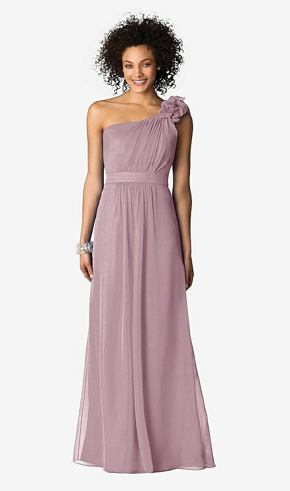 Front View - Dusty Rose After Six Bridesmaids Style 6611