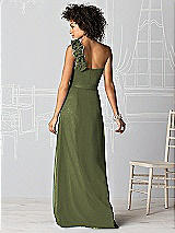 Rear View Thumbnail - Olive Green After Six Bridesmaids Style 6611
