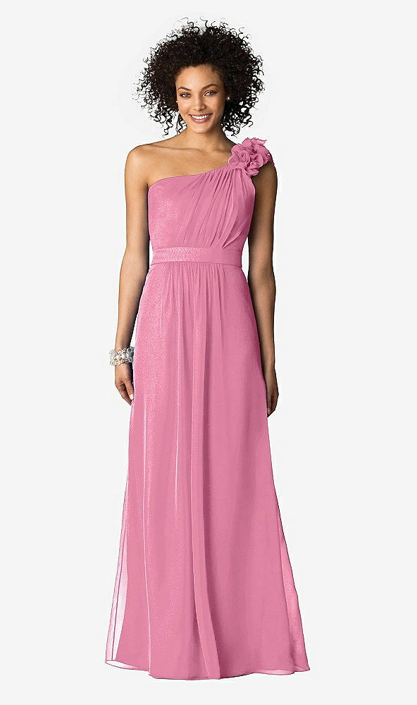 Front View - Orchid Pink After Six Bridesmaids Style 6611