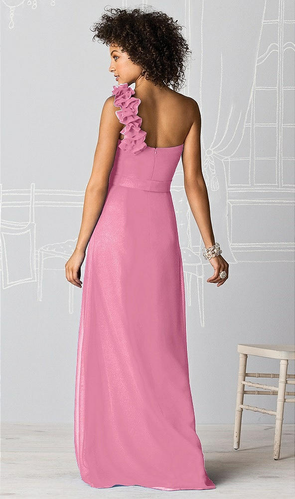 Back View - Orchid Pink After Six Bridesmaids Style 6611