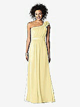 Front View Thumbnail - Pale Yellow After Six Bridesmaids Style 6611