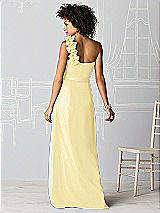 Rear View Thumbnail - Pale Yellow After Six Bridesmaids Style 6611