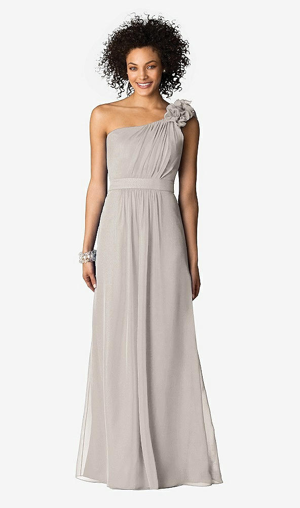 Front View - Taupe After Six Bridesmaids Style 6611