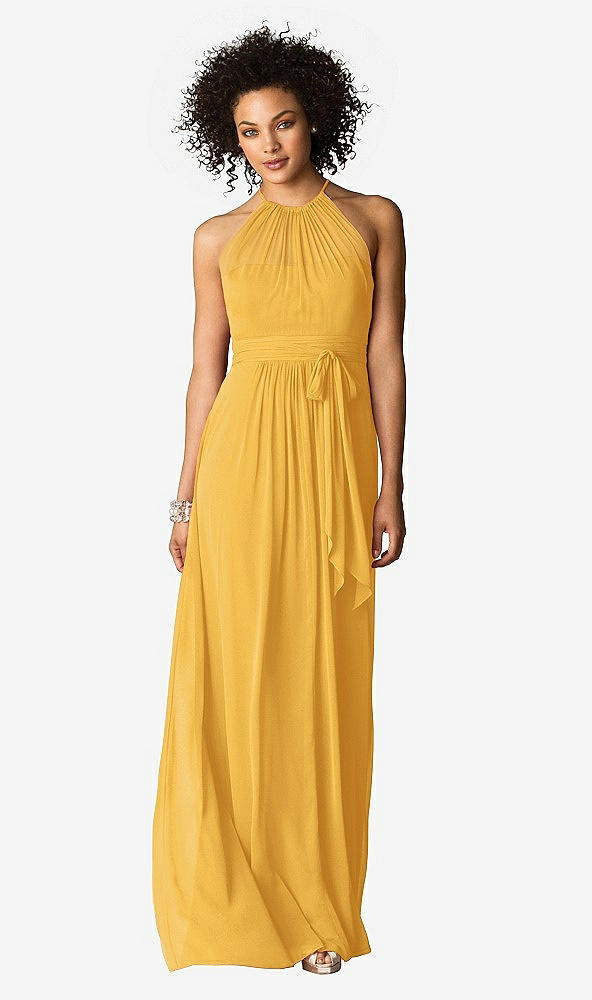 Front View - NYC Yellow After Six Bridesmaid Dress 6613