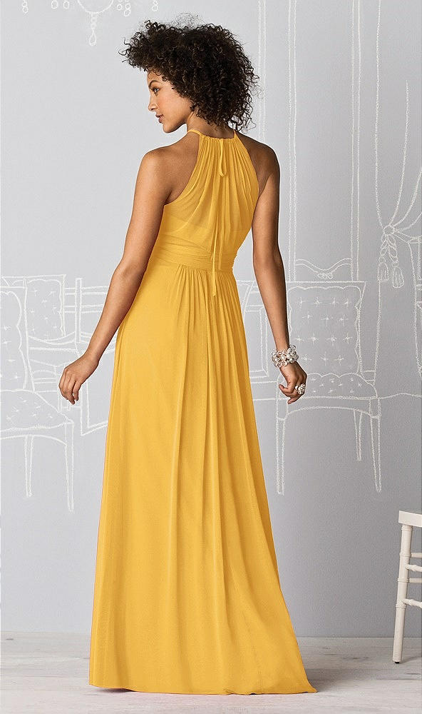 Back View - NYC Yellow After Six Bridesmaid Dress 6613