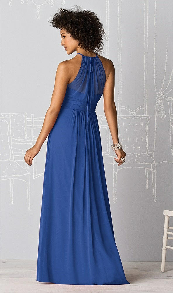 Back View - Classic Blue After Six Bridesmaid Dress 6613