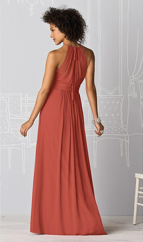 Back View - Amber Sunset After Six Bridesmaid Dress 6613