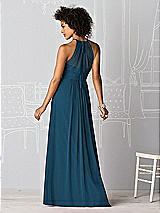Rear View Thumbnail - Atlantic Blue After Six Bridesmaid Dress 6613