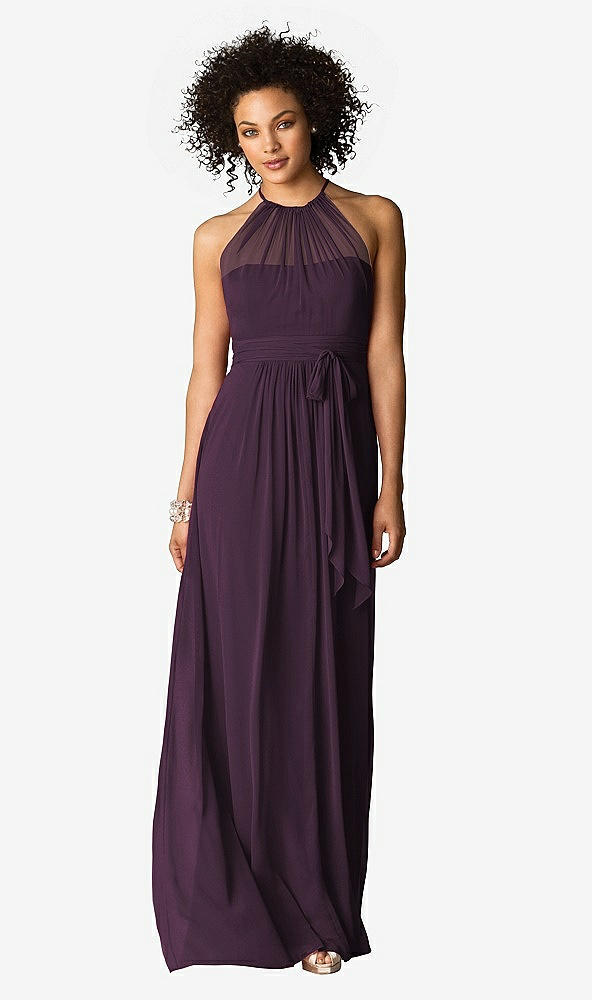 Front View - Aubergine After Six Bridesmaid Dress 6613