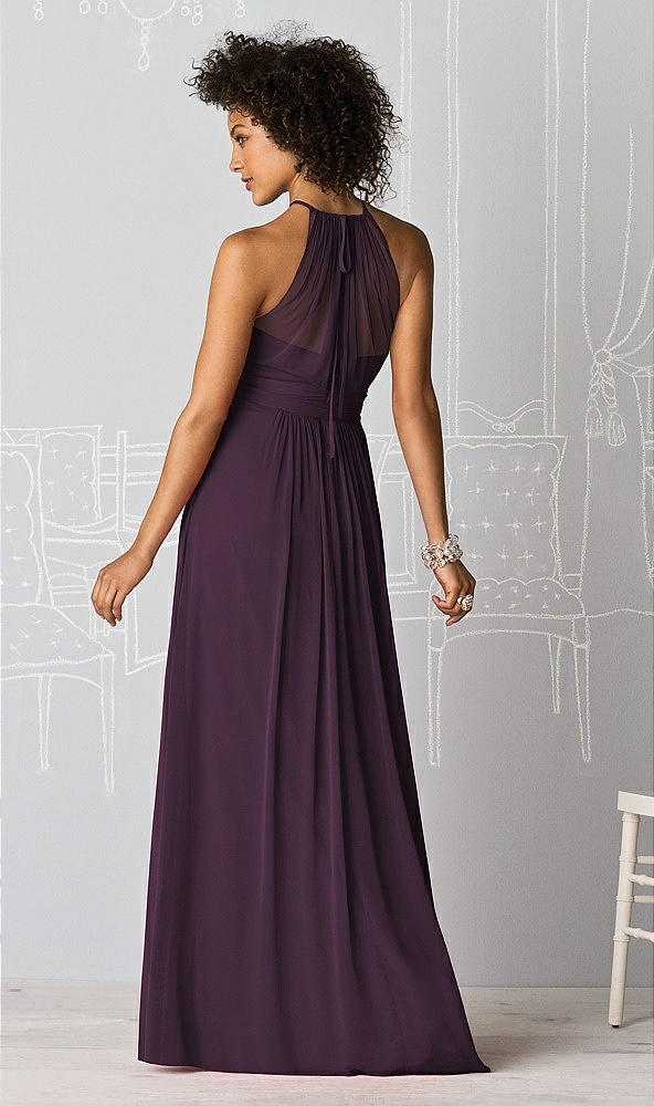 Back View - Aubergine After Six Bridesmaid Dress 6613