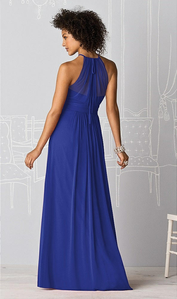 Back View - Cobalt Blue After Six Bridesmaid Dress 6613