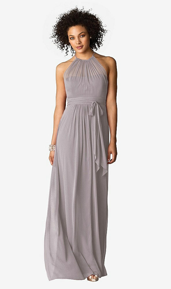Front View - Cashmere Gray After Six Bridesmaid Dress 6613