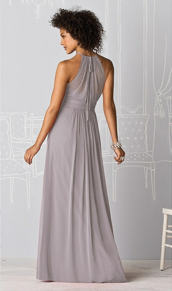 Back View - Cashmere Gray After Six Bridesmaid Dress 6613