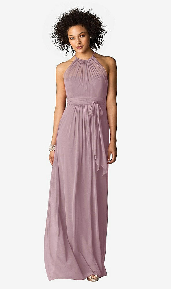 Front View - Dusty Rose After Six Bridesmaid Dress 6613