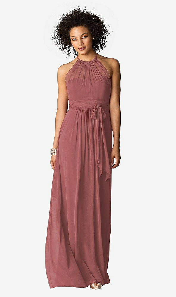 Front View - English Rose After Six Bridesmaid Dress 6613