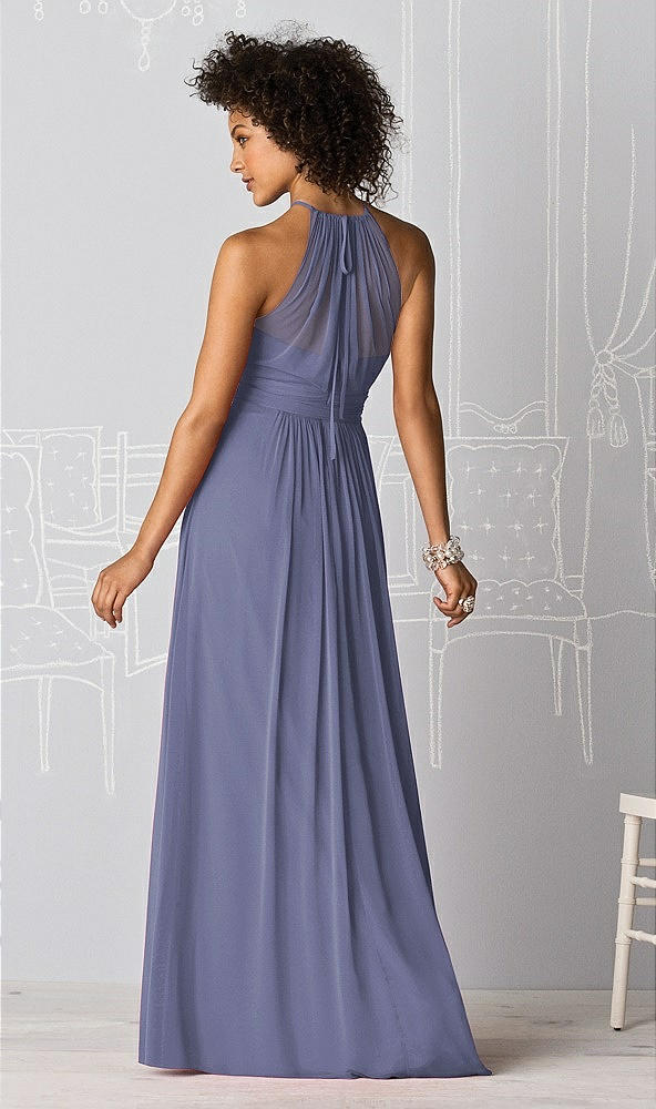Back View - French Blue After Six Bridesmaid Dress 6613
