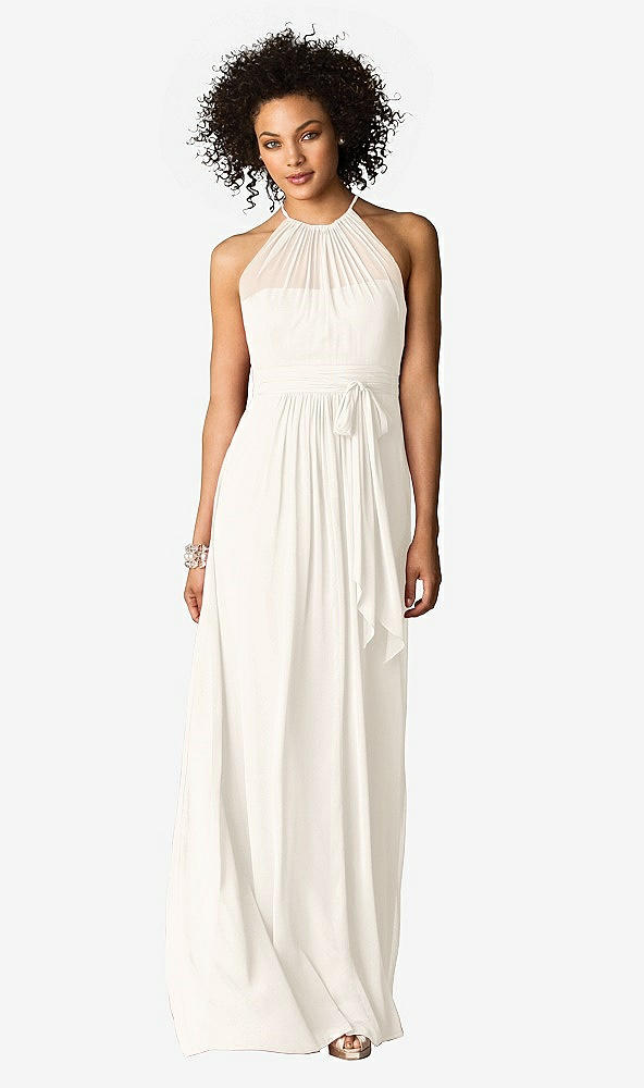 Front View - Ivory After Six Bridesmaid Dress 6613