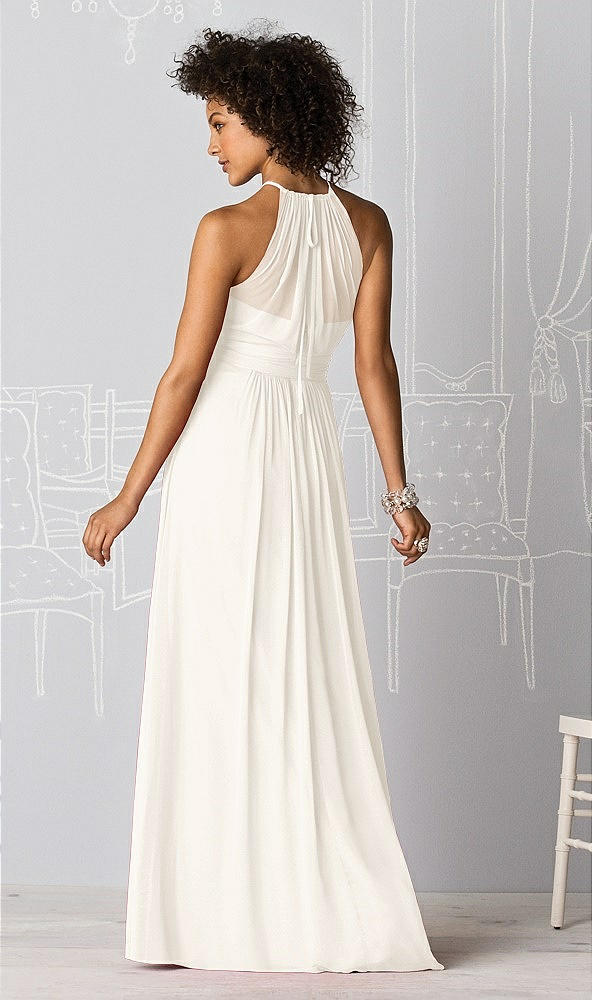 Back View - Ivory After Six Bridesmaid Dress 6613