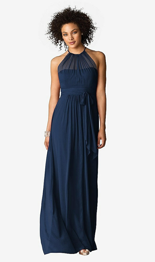 Front View - Midnight Navy After Six Bridesmaid Dress 6613