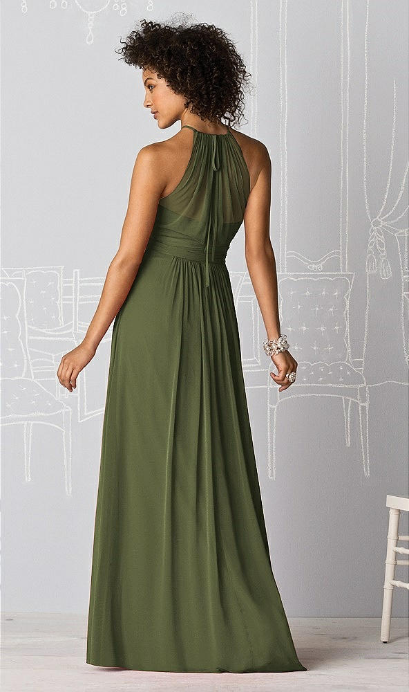 Back View - Olive Green After Six Bridesmaid Dress 6613