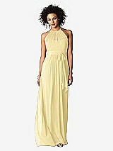Front View Thumbnail - Pale Yellow After Six Bridesmaid Dress 6613