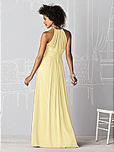 Rear View Thumbnail - Pale Yellow After Six Bridesmaid Dress 6613