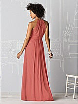 Rear View Thumbnail - Coral Pink After Six Bridesmaid Dress 6613