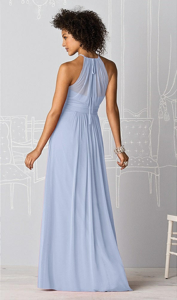Back View - Sky Blue After Six Bridesmaid Dress 6613